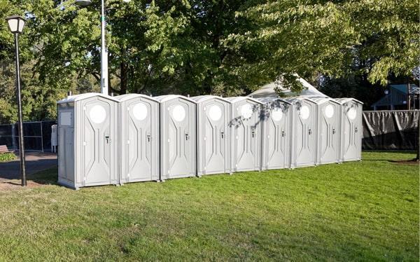 the number of special event portable restrooms needed depends on the size and type of event, but our crew can help determine the appropriate number based on attendance and duration